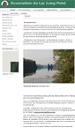 Mobile Screenshot of laclongpond.org